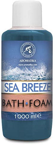 Badeschaum Meeresbrise 1000 ml - Guter Schlaf - Schönheit - Baden - Körperpflege - Wellness - Entspannung - Aromatherapie - SPA - Meeresbrise Aroma - Schaumbäder