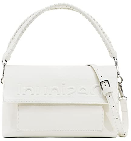 Desigual Women's Bag_Half Logo 23 Venecia 1000 White