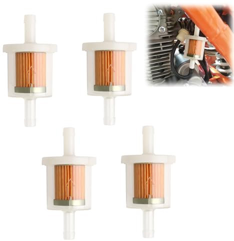 Filtro Benzina 8 Mm, Universale Filtri Carburante, Accessori Di Filtrazione in Linea Benzina, Filtri Ad Alta Precisione, Sostituzione Del Filtro Per Scooter, Motociclette, Generatori, Tosaerba (4)