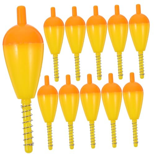 VANZACK 12pcs Abs Fishing Bobbers Bobbers for Fishing Rod Sea River Lake and Practical