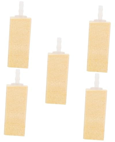 Parliky 5pcs Oxygen Air Bubbler Stone Compact Protein Skimmer Wood Bubbler Tool for Fish Tank Efficient Bubble Diffuser for Enhanced Oxygen Levels and Nutrient Circulation