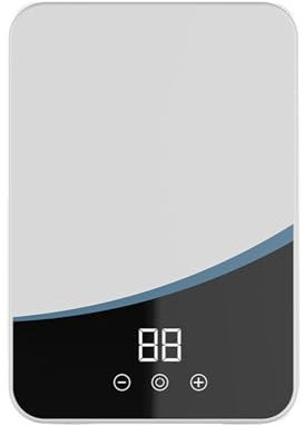 Calentador de agua eléctrico, Calentador De Agua Caliente De 5500W, Calentador De Agua Instantáneo Sin Tanque, Termostato, Calentador De Inducción, Calentadores Eléctricos Táctiles Inteligentes, Ducha