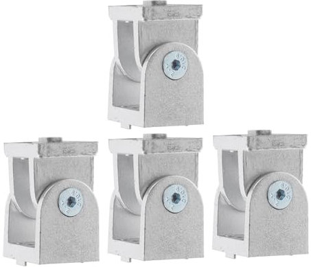 DECOMELODY 4 Stück Drehgelenke Aus Zinklegierung Kompatibel Mit Aluminiumprofil 3030 Flexibles Verbindungsgelenk Für Aluminium Extrusionsbeschläge