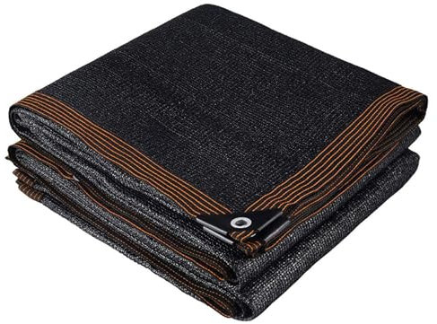 PanHuiWen Voile D'Ombrage 3x3 Carré Mat Voile D'Ombrage A Planter Filet Dombrage pour Serre De Jardin Tissu De Pluie De Jardin Noir,6x8m