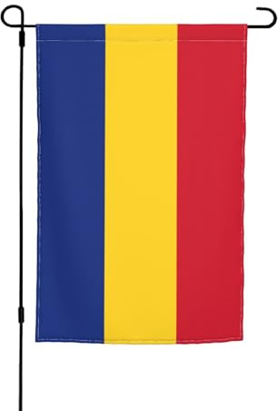 Bandiera della Romania Stampa Giardino Bandiera 30 x 45 cm Doppio Lato Esterni Bandiere Esterne, Giardino Inverno Bandiera Decorativa Esterna