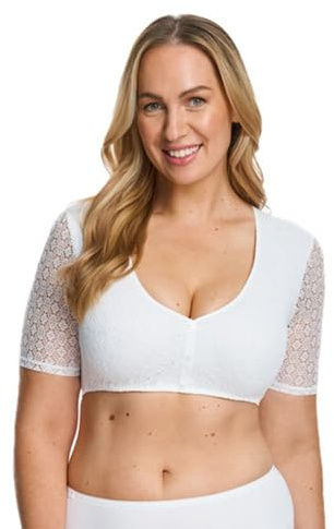Susa Dirndlblus halvärm, 5575, Vit, 40