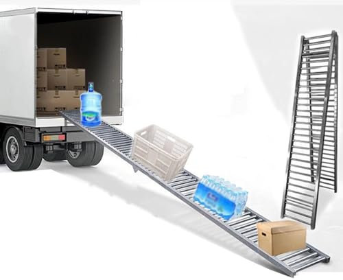 Genérico Transportadores deslizantes sin Motor: Capacidad de 150 kg, Ancho de 30, 40, 50 y 60 cm, diseño Plegable, Rodillos de Acero Inoxidable Resistentes al Desgaste (30 cm/12 Pulgadas, 6 m/19,6 pi
