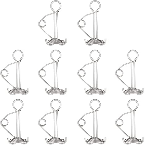 Sweeaau Confezione da 10 picchetti per tenda con fibbia a molla, picchetti e moschettoni, per campeggio, esterni, ponte, corda di serraggio in acciaio inox, tenditore portatile e resistente