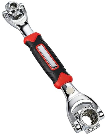 Marnovest 52-in-1 Universal Socket Wrench with 360° Rotating Head, Multi-Function Spanner for Home and Car Repair