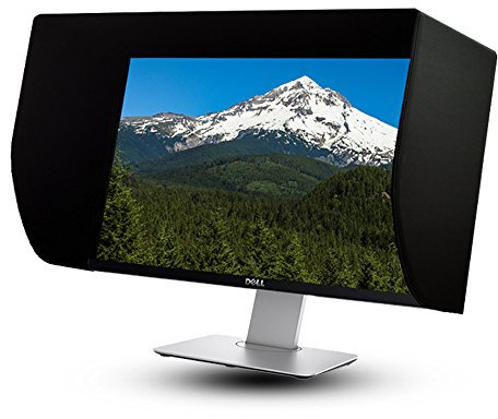 iLooker 22E 21~22 inch LCD LED Video Monitor Hood Sunshade Sunhood for Dell HP Viewsonic Philips Samsung LG EIZO NEC ASUS ACER BENQ AOC LENOVO, Fits Monitor Frame Width 505-525mm