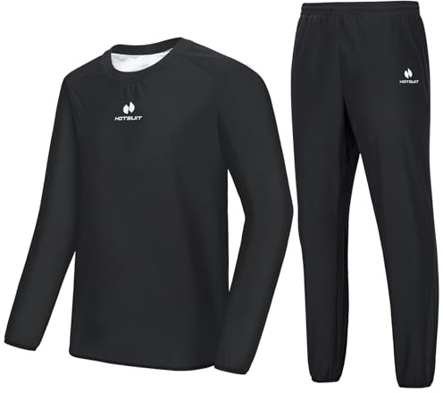 HOTSUIT Traje Sauna Hombres Trajes de Sudoración Pérdida de Peso Gimnasio Entrenamiento Chándal Trajes de Sudor