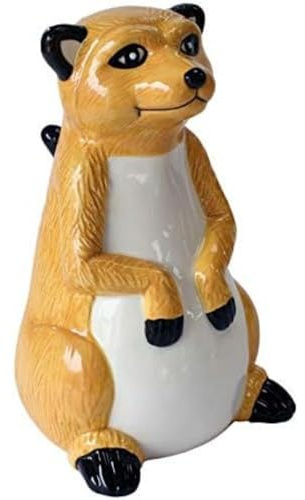 Crockery Critters Money Box - Meerkat, Ceramic Animal Piggy Bank.