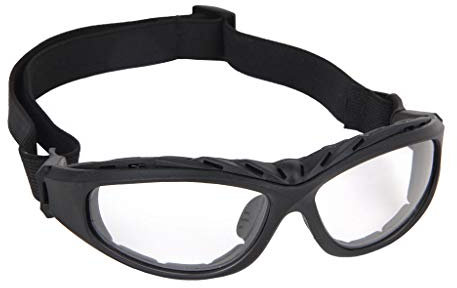 Cofan Gafas de seguridad acolchadas | Protección 4 en 1 | Lentes con recubrimiento duro