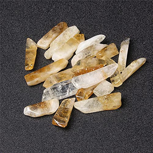 DarryDooly 5 pcs/lot Naturel Cristal Brut Quartz bâton Perle irrégulière Haut percé Pierre bâton Point Perles Pendentif pour Fabrication de Bijoux Fournitures