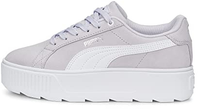 PUMA Karmen Sneaker för kvinnor, Vår lavendel Puma vit Puma Silver, 42 EU