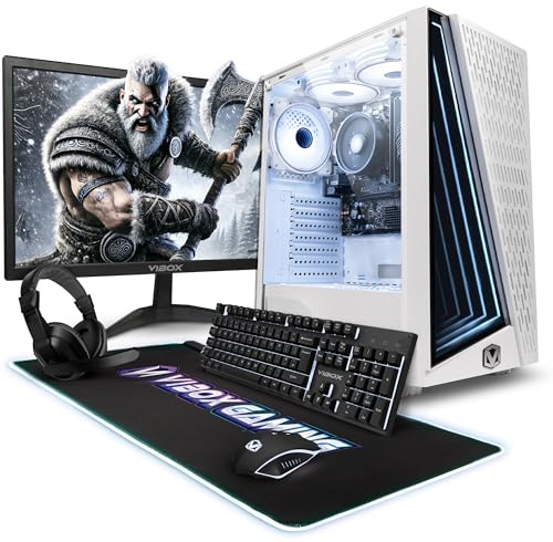 Vibox VI-48 PC Gaming Fisso Completo • 22 Monitor • Ryzen 3 3200G 4,0GHz • Radeon Vega 8 • 16GB RAM • 2TB HDD • 240GB SSD • Windows 11 • WiFi