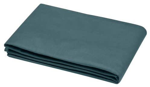 STOF Bettlaken – Größe 240 x 300 cm – 100% Baumwolle Öko-Tex Zertifiziert – Farbe Eukalyptus – Modell Eden – Bettwäsche für Zuhause – weich und bequem
