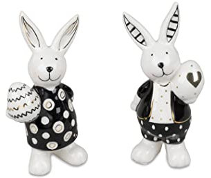 formano Geschenke und Dekoration zu Ostern- 1 Stück von 2 lustiger Hase 13cm Osterhase Trend-Style, Auswahl nach Verfügbarkeit