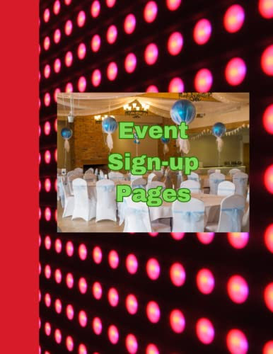 EVENT SIGN UP PAGES