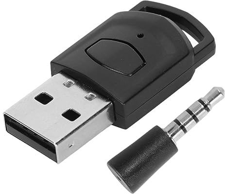 Adaptador de Audio Bluetooth USB C para PS5, Adaptador Dongle Bluetooth USB 4.0, Transmisor y Receptor Bluetooth 5.0 con Soporte AptX de Baja Latencia para PC PS5 para Switch