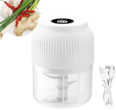 Tritatutto manuale, spremiaglio domestico, ricaricabile tramite USB