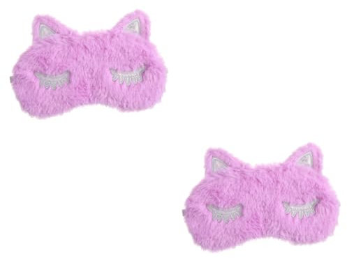 SOLUSTRE 2St Einhorn-Schlafmasken Partykostüm Augenabdeckung Party-Augenabdeckung Schlafaugenabdeckung Augenklappen Augenmaske Nacht Augenschutz schlafen Kind