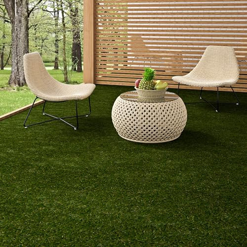 Snapstyle Kunstrasen | Rasenteppich Outdoor | Balkon | Terrasse | Garten | Wetterfest | Wasserdurchlässig