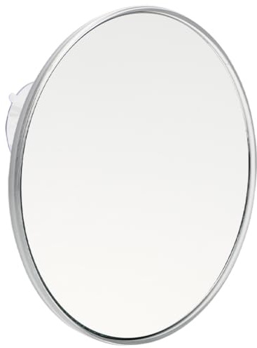Healeved Espejo De Aumento con Ventosa 30X para Baño Espejo De Maquillaje Compacto Redondo Fácil Instalación Ideal para Maquillaje Y Cuidado Personal (15.0 x 15.0 cm)