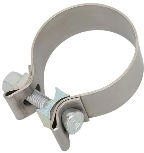 Abrazadera Del Tubo de Escape, abrazadera de tubo de escape de acero inoxidable, Abrazadera de Banda Escape,Conector de la abrazadera del tubo de escape (OD:73MM)