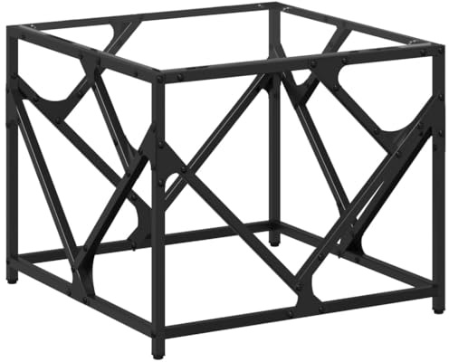 vidaXL Couchtisch mit Glasplatte, Kaffeetisch mit Edelstahlgestell, Sofatisch für Wohnzimmer, Beistelltisch Teetisch, Transparent Stahl