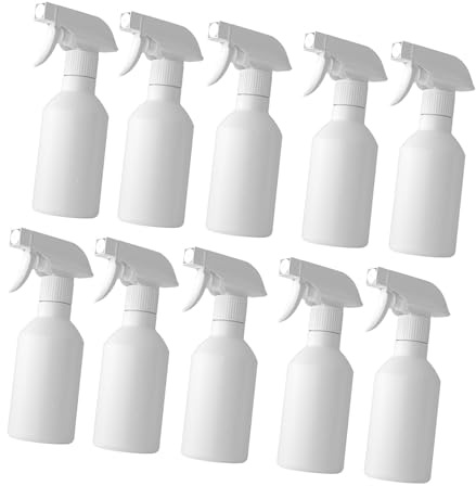 MYSUNBAR 10 Professional Spray Bottles 500 ml with Canyon CHS 3A Spray Head Chemical Resistant