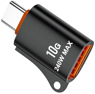 Yzdysg Adaptateur USB C vers USB 3.0 rapide 10 Gbit/s transfert de données USB C mâle vers USB A femelle OTG convertisseurs pour ordinateurs portables et tablettes