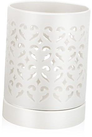 BESPORTBLE Pot Orchidée Céramique avec Drainage Et Soucoupe pour Plante Intérieur Et Creux Remplacement Vase Fleur