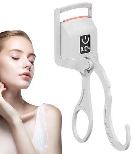 Duroecsain pour cils électriques, pour cils chauffés pour femmes, cils chauds rechargeables - Affichage de puissance numérique, coupure automatique, contrôle de la température
