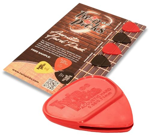 Púa doble Twin Picks – Pack acústico duro – Efecto sonoro único