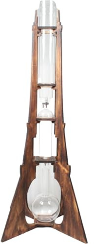 Cafetera de goteo Brew Tower, Torre de goteo for café frío de 10 tazas y 2 válvulas for uso doméstico y comercial