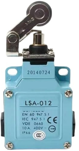 1 pieza LSA-012 001 Interruptor de límite de recorrido LSA-003 Rodillo de puerta de seguridad for máquina de moldeo por inyección a prueba de agua(LSA-081)