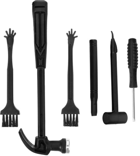 Tobbomey Kit De Herramientas De ExcavacióN para NiñOs con Martillo Y Cepillo De PláStico Juego Educativo De ExcavacióN ArqueolóGica para Desarrollo De Habilidades Motoras Y ExploracióN CientíFica