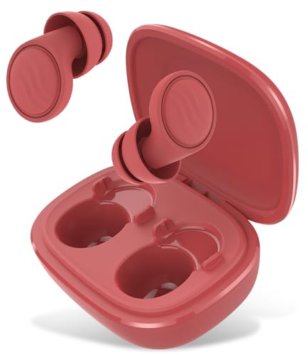 Tapones oidos ruido dormir, tapones oidos cancelacion de ruido Reutilizables con 7 pares de almohadillas de silicona, tapones para dormir para estudiar, concentrarse, viajar y asistir negro
