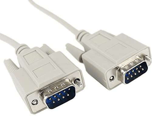 cablepelado, cavo Serie RS232 DB9 Maschio – DB9 Maschio 1,8 metri, grigio