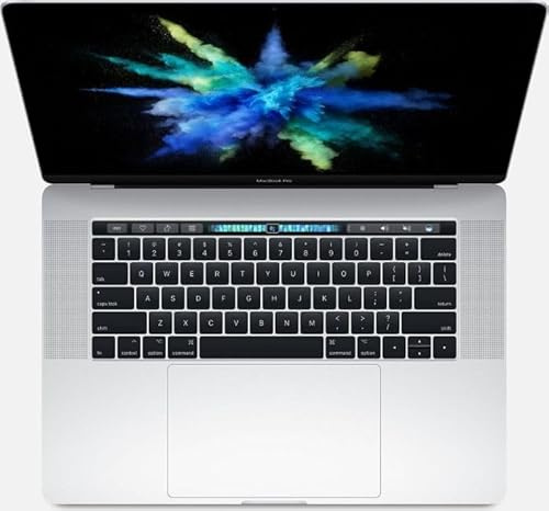 Apple MacBook Pro 15.4 con Touch Bar (i7-7820hq 2.9ghz 16gb 512gb SSD) QWERTY U.S Tastiera MPTR2LL/A Meta 2017 Argento (Ricondizionato)