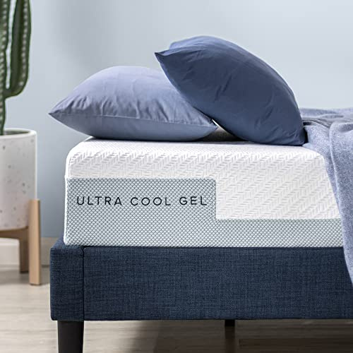 Zinus Colchón 150x190 cm - Altura 20 cm - Colchón de Gel Ultra-Cooling en espuma Memory - Certificado OEKO-TEX