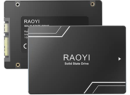 RAOYI 1TB SSD interno SATA III 2.5 Internal Solid State Drive 3D NAND Flash Advanced SSD interno Hard Drive fino a 500MB/s SATA 3 SSD Prestazioni di aggiornamento per PC Laptop