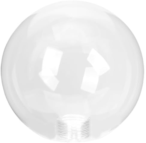 3pièces Abat-jour Verre Transparent Couvercle De Lampe Globe Pour Plafonnier Et Lustre Décoration Élégante Et Facile À Installer