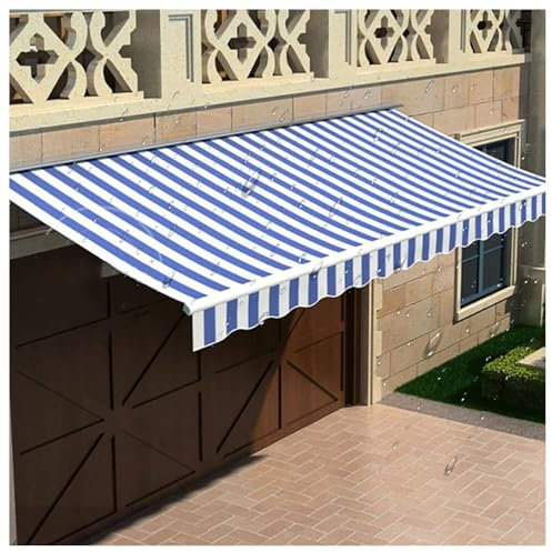 ZFUCMAYL Ersatzteile for Einziehbare Markisen, Nur Stoff, Markise for Die Terrasse Im Freien, Ersatz-Abdeckung for Die Obere Markise for Terrasse, Fenster, Tür, Autoseite(13.1x9.8ft)