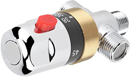 Mitigeur Thermostatique pour Baignoire, Tuyau de Température de L'eau, Contrôle du Thermostat de Lavabo, Accessoires de Salle de Bains pour Lieux Publics