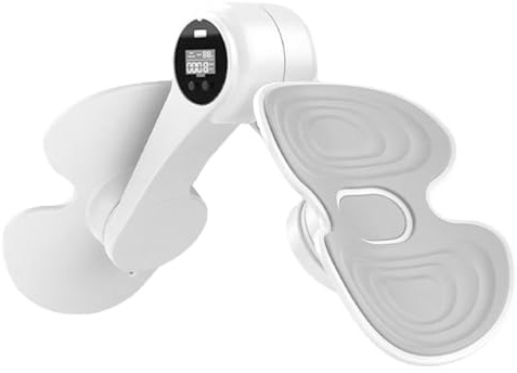 Zuasdvnk Allenatore del Pavimento pelvico, Esercizio 'interno della coscia - Allenatore per Belle Gambe, Ricarica USB - Attrezzature per Esercizio per Gambe Macchina per Cosce