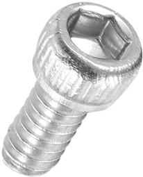 Kozelo 100pcs Socket Head Cap Screws #4-40x1/4 304 Stainless Steel Silver | UNC Fully Threaded Allen Socket Drive for Electrical Motor 3D Printing Fan Engine Replacement Use