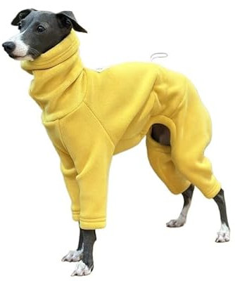 VOODUE Winter-Kleidung for große Hunde, Rollkragenpullover, Warmer Fleece-Hundemantel, Italienischer Windhund, Whippet, Lurcher, Galgo, Hundebekleidung(5)