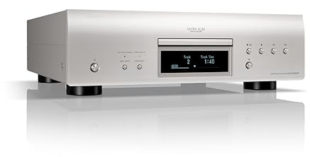Denon Lettore CD/DVD-R/RW/SACD DCD-3000NE, DAC ad alte prestazioni a 384 kHz/32 bit, elaborazione Ultra AL32 di settima generazione, supporta file DSD, MP3, WMA, AAC, WAV, FLAC, ALAC e AIFF, modalità